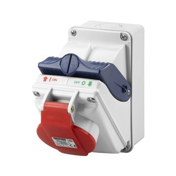 Base combibloc c/f ip44 3p+n+t 16a 400v