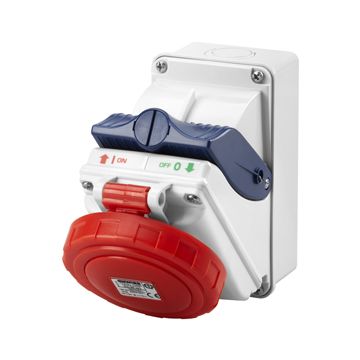 Base combibloc c/f ip55 3p+n+t 16a 400v
