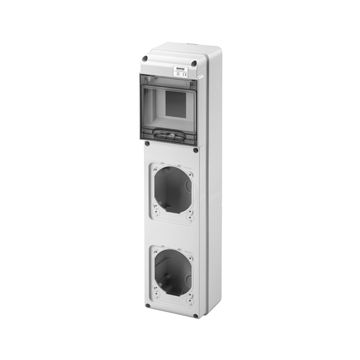 Cuadro q-din5 2 bases 16/32a ip65