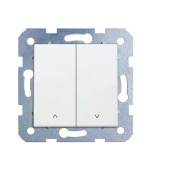 Pulsador doble de persiana panasonic wktt01222wh 10a 250 v