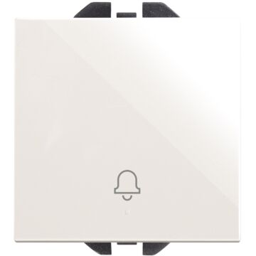 Pulsador con grabado campana 10a 230v~ y sistema de embornamiento rápido blanco simon 270