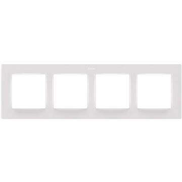 Marco para 4 elementos blanco mate simon 82 concept