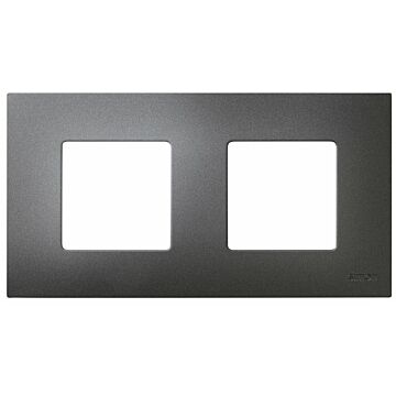 Funda intercambiable para marco 2 elementos titanium simon 27 play