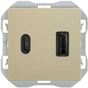Cargador usb doble a+c 3,1a quickcharge