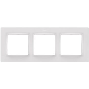 Marco para 3 elementos blanco mate simon 82 concept