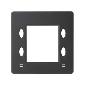 Placa para mecanismos electrónicos con display grafito simon 82