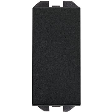 Cruzamiento pulsante 10ax 230v~ de tecla estrecha con sistema de embornamiento rápido negro mate simon 270