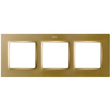 Marco para 3 elementos oro simon 82 concept