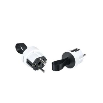 Clavija salida lateral 16a 250v (etiquet
