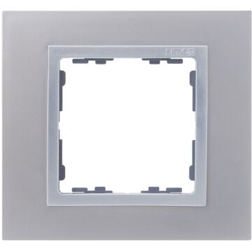 Marco para 1 elemento aluminio interior aluminio simon 82 nature