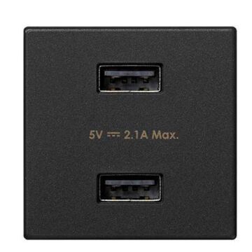 Cargador k45 2xusb de 5v/dc 2,1a
