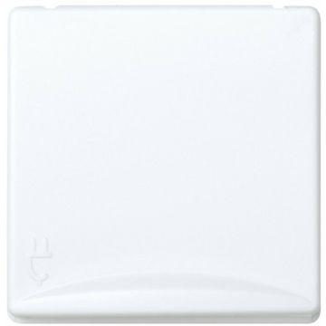 Base schuko con tapa articulada 2 mód.