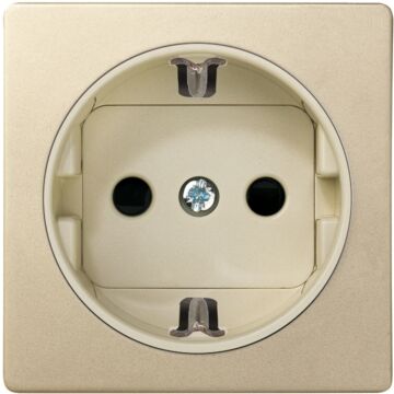 Tapa con dispositivo de seguridad para la base de enchufe schuko cava simon 82