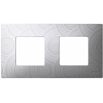 Funda intercambiable para marco 2 elementos gris helios simon 27 play