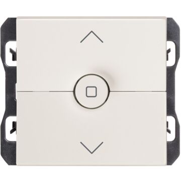 Interruptor para persianas 230v~ con 3 posiciones: subida, bajada y paro blanco mate simon 270