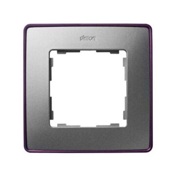 Marco simon detail 82 con 1 elemento aluminio frio base morado