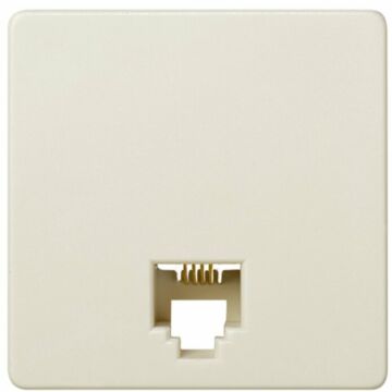 Toma telefónica con 4 contactos rj11 marfil simon 27 play