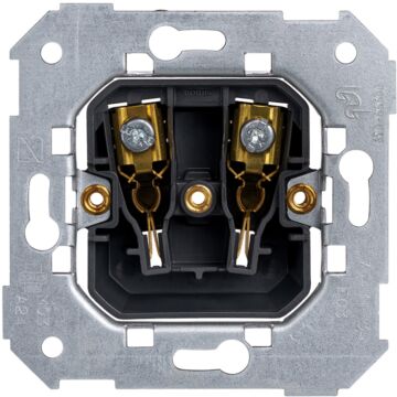 Base de enchufe bipolar 16 a 250v~ con sistema de embornamiento a tornillo simon 75