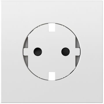 Tapa para enchufe schuko clean modular blanco mate simon 360