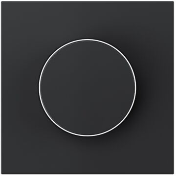 Tapa para mecanismo eletrónicos giratorios negro mate simon 360