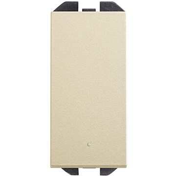 Interruptor unipolar pulsante 10ax 230v~ de tecla estrecha con sistema de embornamiento rápido cava simon 270