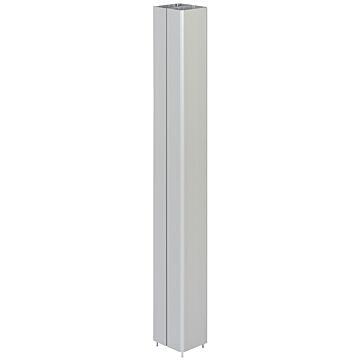 Prolongación columna 2 caras 1,0 m. al.