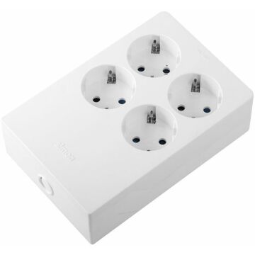 Base múltiple multifix multiplicadora de tomas blanca simon