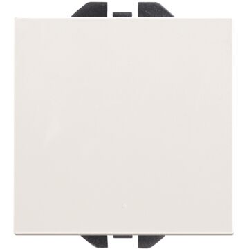 Interruptor unipolar pulsante 10ax 230v~ con sistema de embornamiento rápido blanco mate simon 270