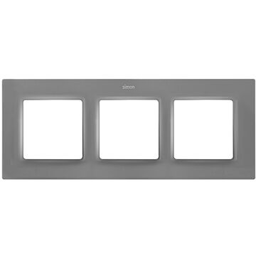 Marco para 3 elementos gris simon 82 concept