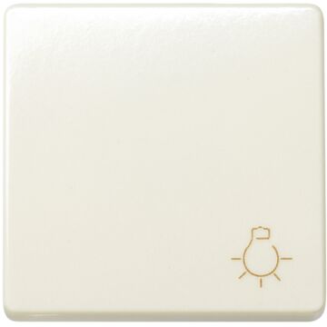 Pulsador con grabado luz 10 a 250v~ y sistema de embornamiento rápido marfil simon 27 play