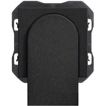 Toma de fibra óptica dúplex negro mate simon 270