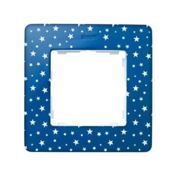 Marco para 1 elemento estrellas azul índigo simon 82 detail original