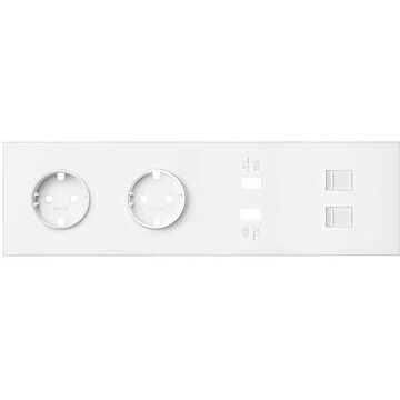 Kit front 4 2bases+2xcargusb2.1a+2xrj45