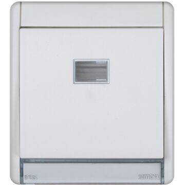 Conmutador monobloc ip55 10ax 250v~ con sistema de embornamiento rápido blanco simon aqua