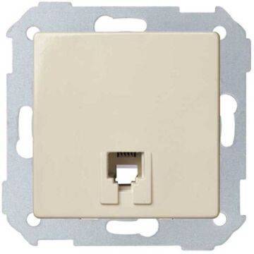 Toma telefónica con 4 contactos rj11 marfil simon 75