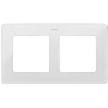 Marco para 2 elementos blanco mate simon 82 detail original