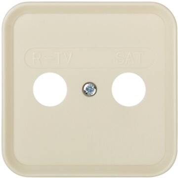 Placa para tomas inductivas de r-tv+sat marfil simon 31