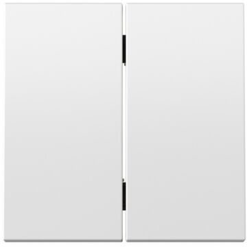 Tecla doble para mecanismo basculante blanco mate simon 360