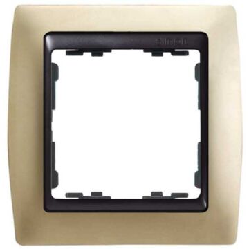 Marco para 1 elemento cava mate interior grafito simon 82