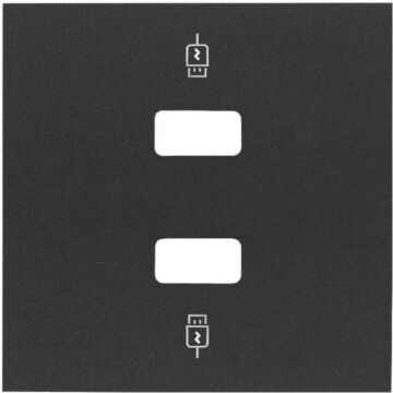 Tapa cargador usb doble