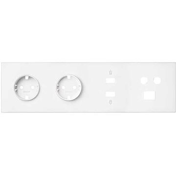 Kit front 4 2 bases+hdmi+usb+tv/sat+rj45