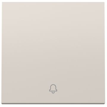 Tecla individual para pulsador con grabado campana pulsante arena mate simon 360