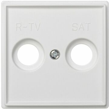Tapa para tomas de señal r-tv/sat