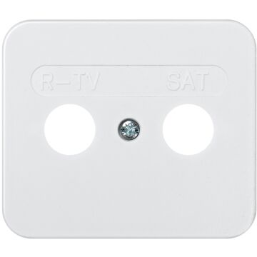 Placa para tomas inductivas de r-tv+sat blanco simon 75