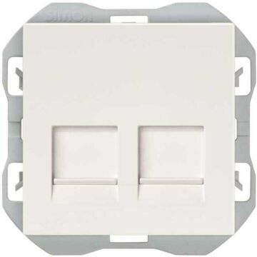 Tapa rj45 doble sin conector