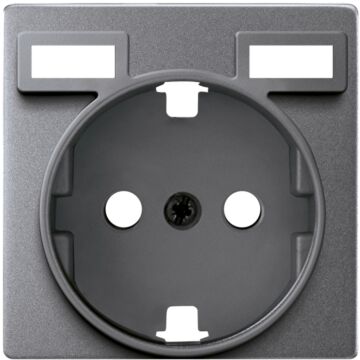 Tapa para base schuko con carg. 2xusb