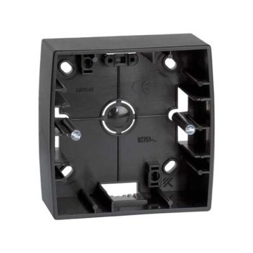 Caja de superficie alta para 1 elemento grafito simon 82