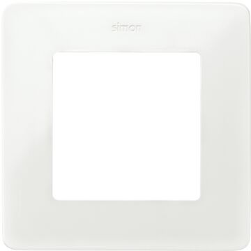 Marco para 1 elemento blanco base aluminio simon 82 detail original