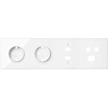 Kit front 4 2bases+hdmi+usb+tv/sat+rj45