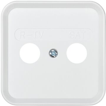 Placa para tomas inductivas de r-tv+sat blanco simon 31